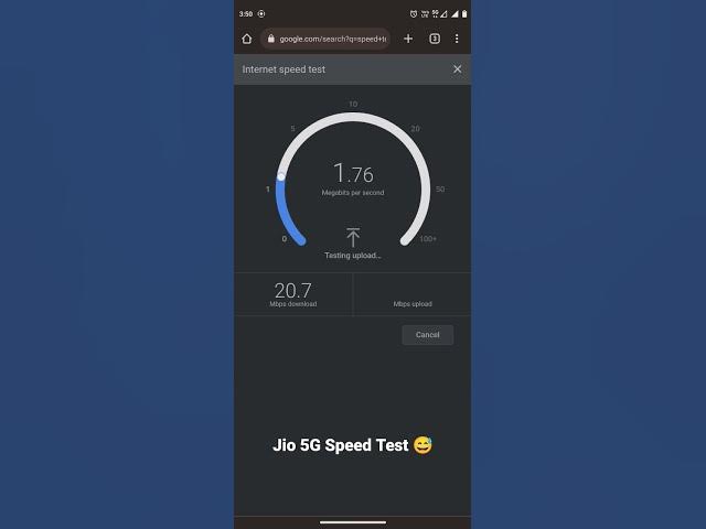 Video thumbnail for JIO True 5G Speed Test Delhi*