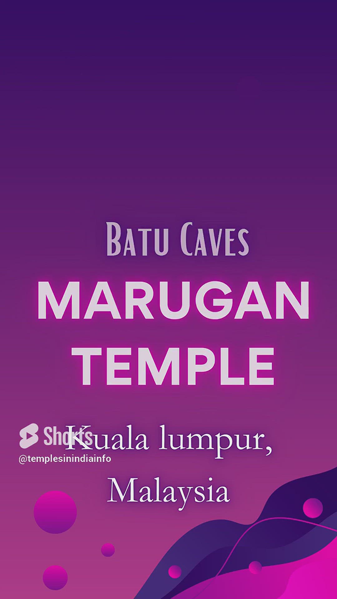 Video thumbnail for Murugan Temple Batu Caves Kuala Lumpur Malaysia