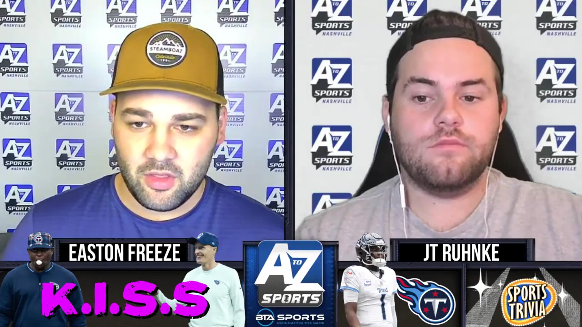 'Video thumbnail for a to z sports nashville: titans' bones fassel assesses keys to offensive improvement'