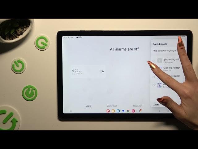 Video thumbnail for How to Set an Alarm Clock on SAMSUNG Galaxy Tab A9+