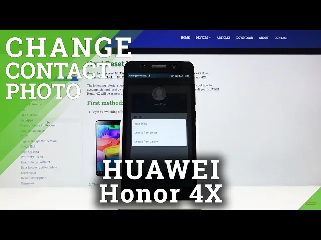 Video thumbnail for How to Add Contact Photo in Huawei Honor 4x – Personalize Contacts