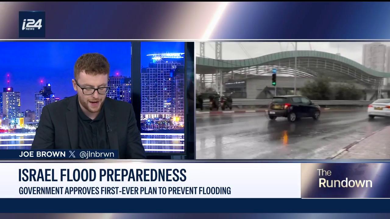 Video thumbnail for Israel launches billion-shekel plan to combat flooding crisis prompted by climate change