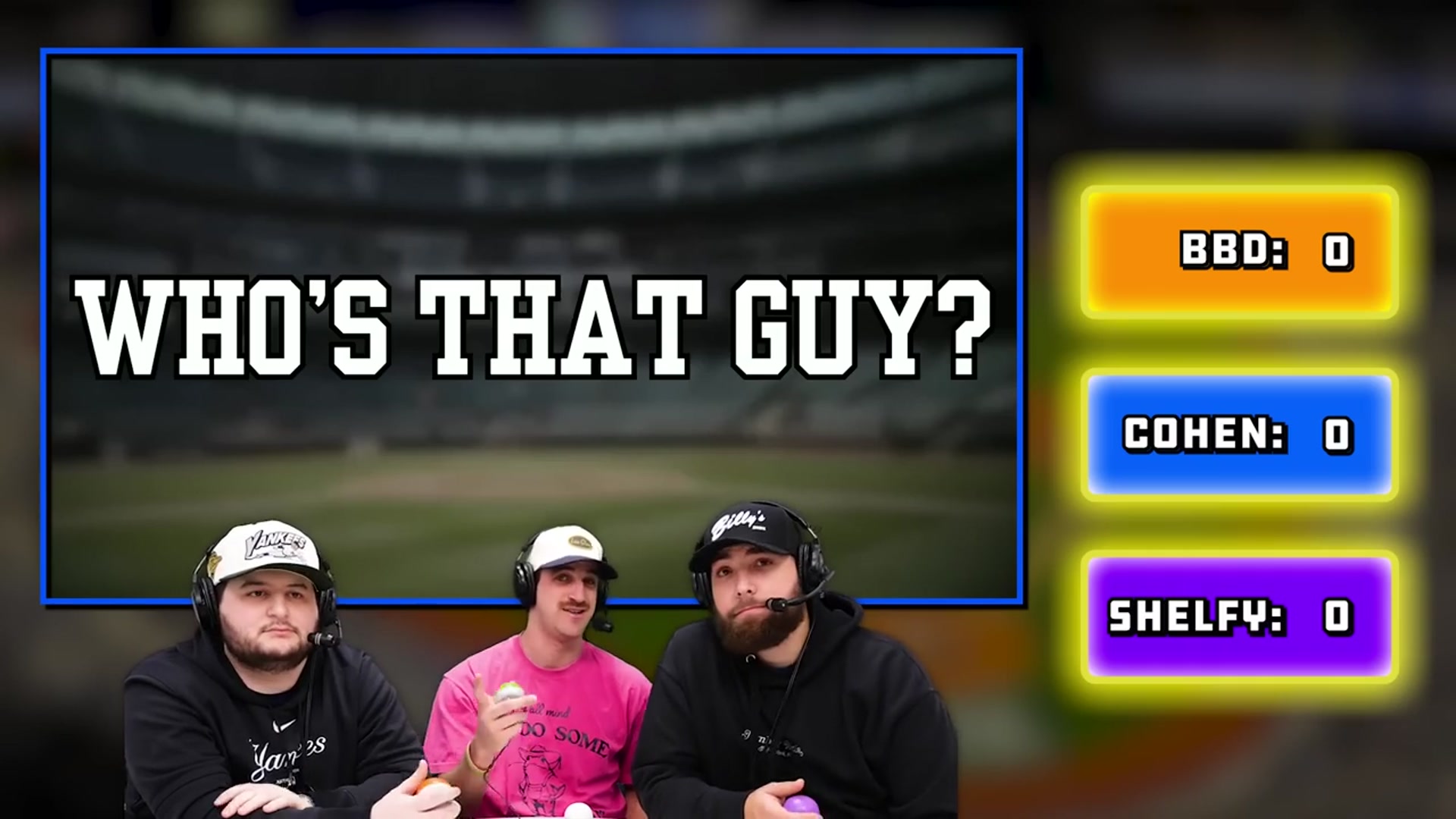 Video thumbnail for Tensions rise during MLB Trivia after player gets cocky (Who's That Guy)