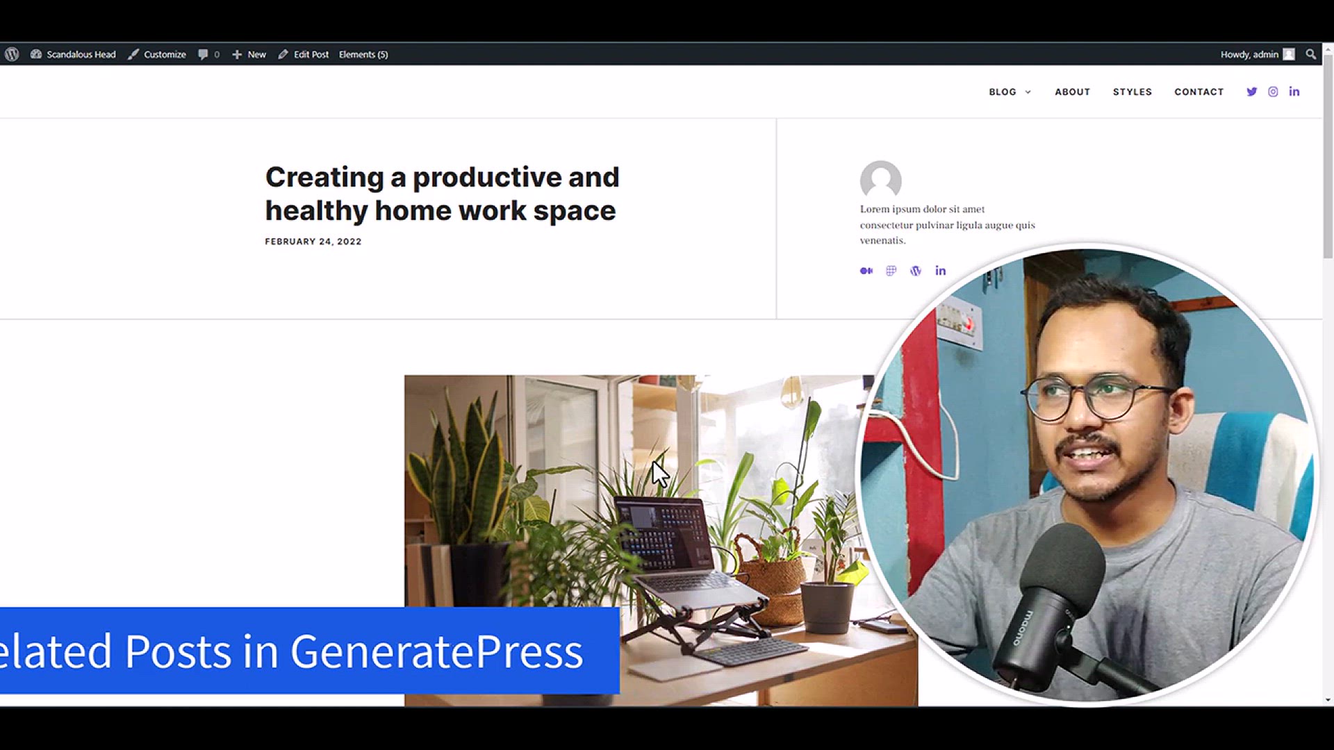 'Video thumbnail for How to Add Related Posts in GeneratePress Theme'
