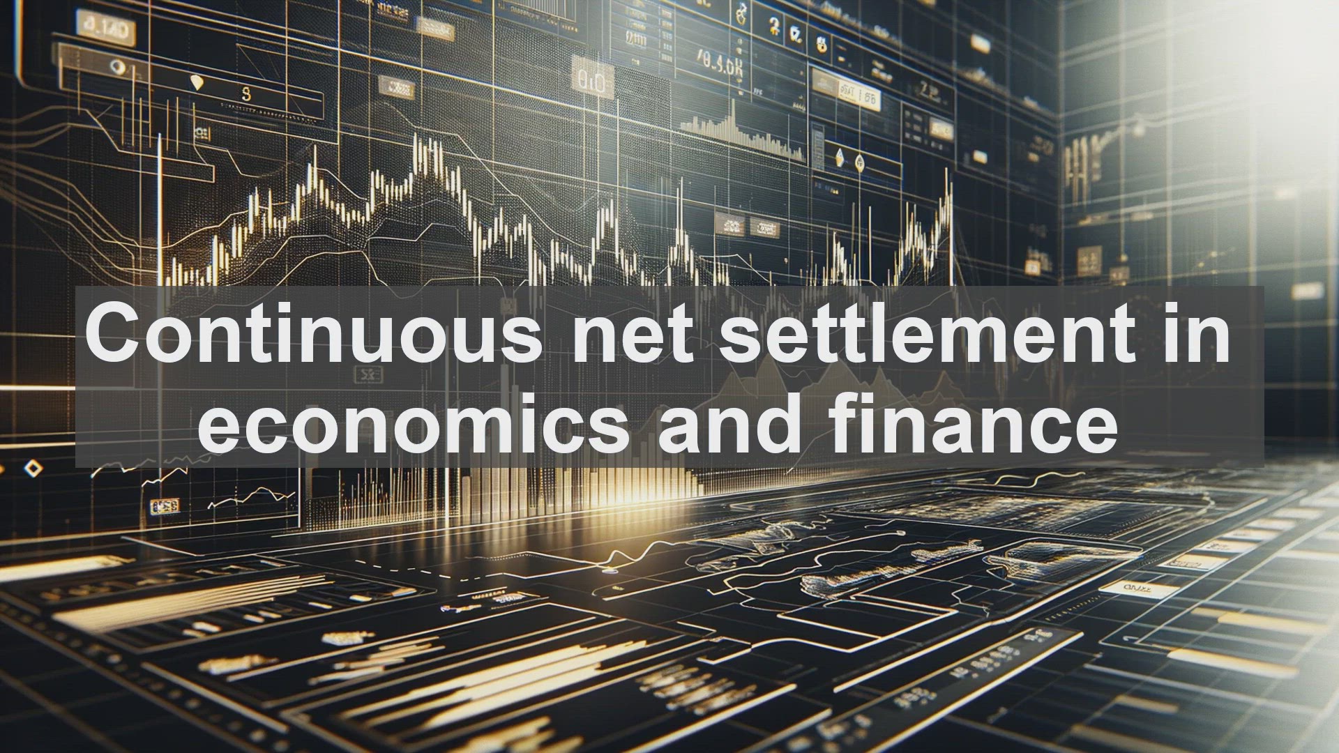 'Video thumbnail for Continuous net settlement in economics and finance'