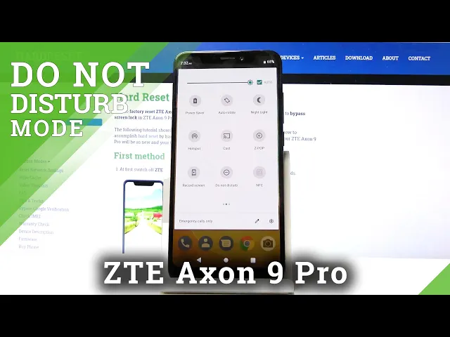 Video thumbnail for How to Enable DND Mode on ZTE Axon 9 Pro  - Manage Do Not Disturb Mode