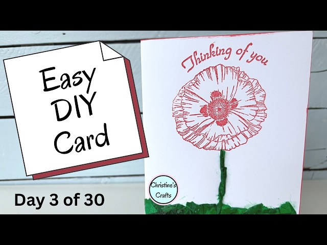 Video thumbnail for Turn Old Craft Supplies Into a Cool Card!