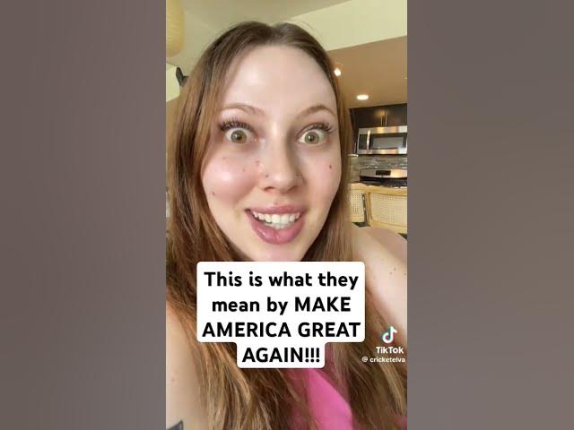 Video thumbnail for When they say Make America Great Again! #shortsvideo #shortsviral #shortsfeed #shorts #tiktok