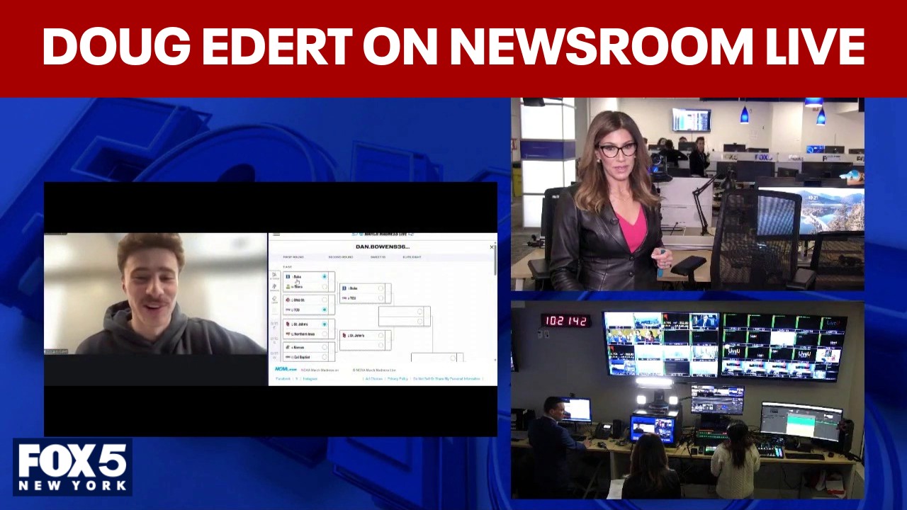 Video thumbnail for NCAA March Madness hero Doug Edert reveals bracket