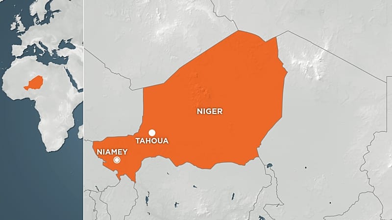 Video thumbnail for Niger: Army repels attack on Tahoua drone base
