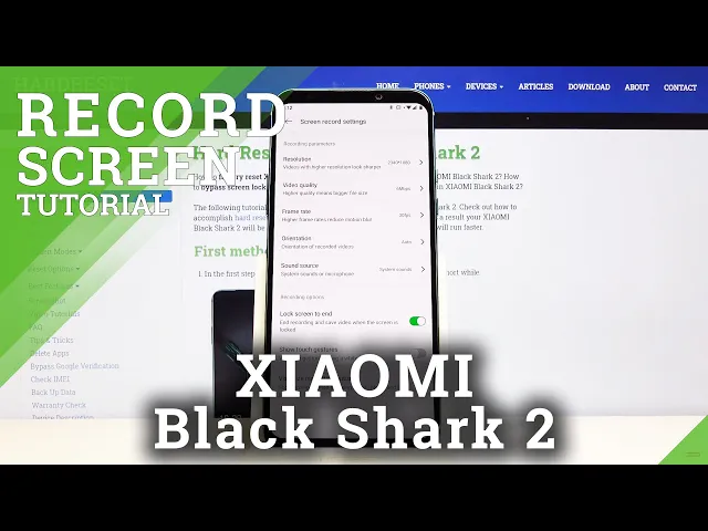 Video thumbnail for How to Record Screen in XIAOMI Black Shark 2 – Save Screen Actions