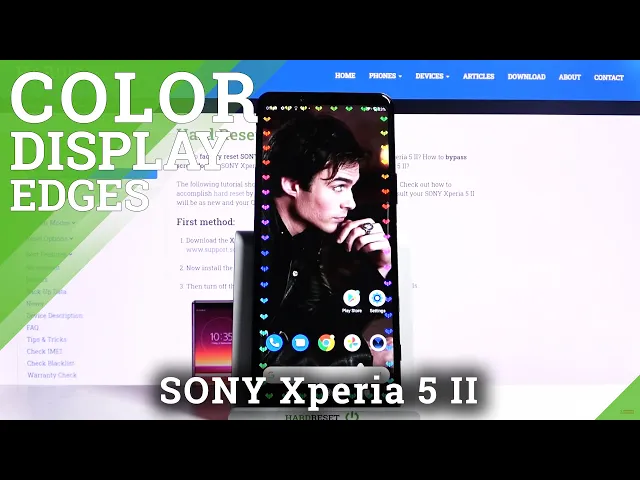 Video thumbnail for How to Apply Lightning Edges on SONY Xperia 5 II – Colorful Border