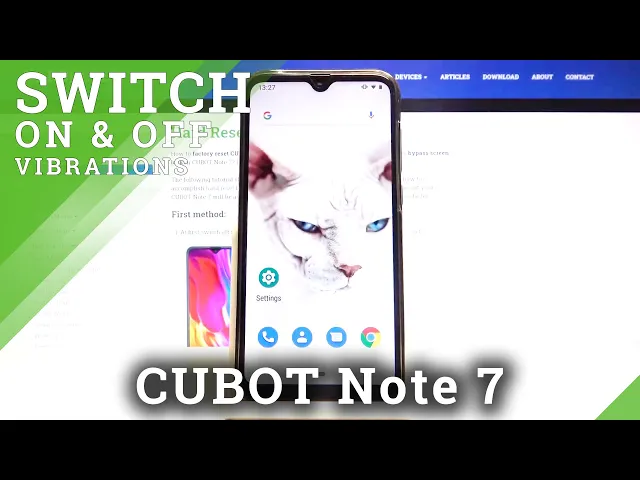 Video thumbnail for How to Change Vibration Settings in CUBOT Note 7 - Update Vibration Pattern