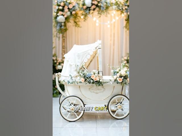 'Video thumbnail for Cart for baby at wedding idea'