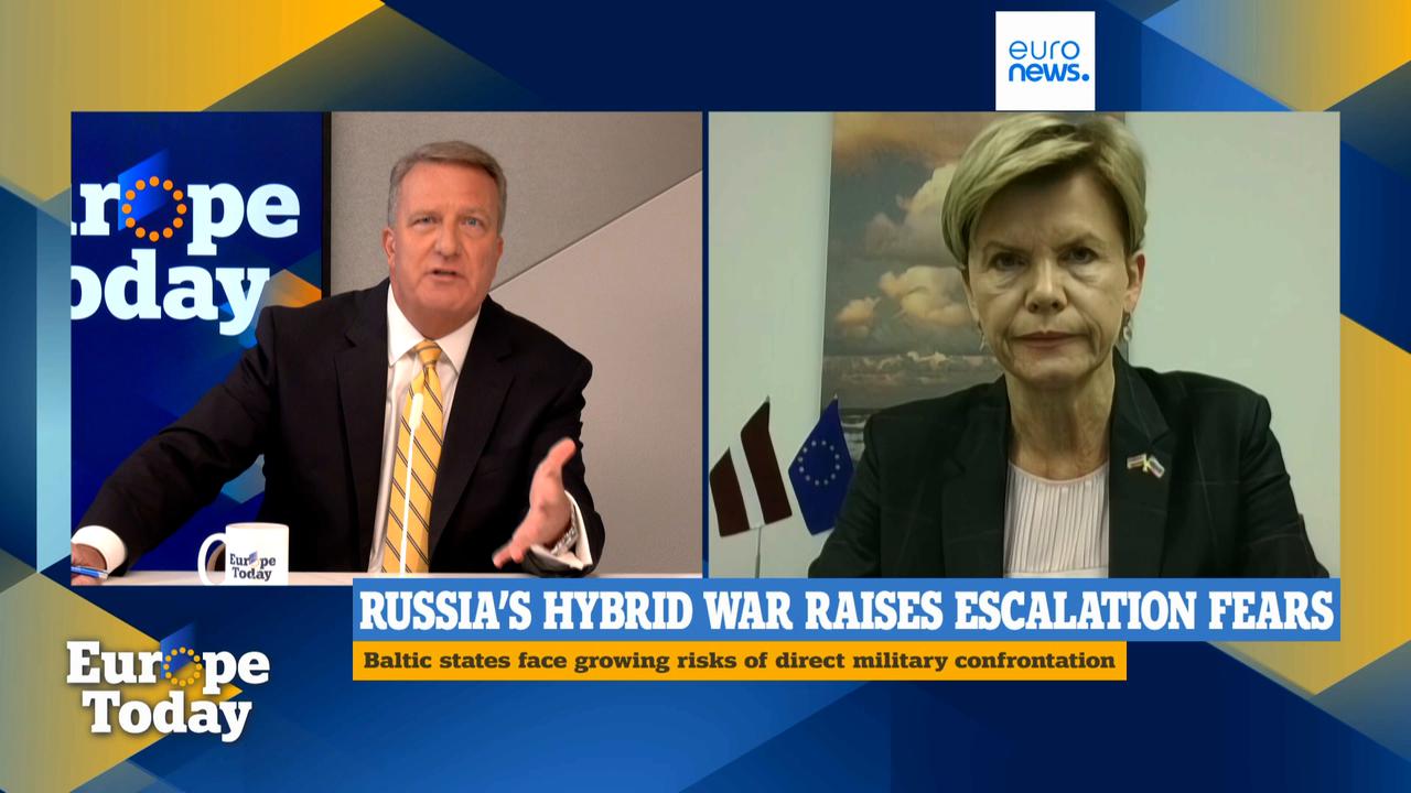 Video thumbnail for 'NATO's KPI is peace', Latvia's foreign minister says