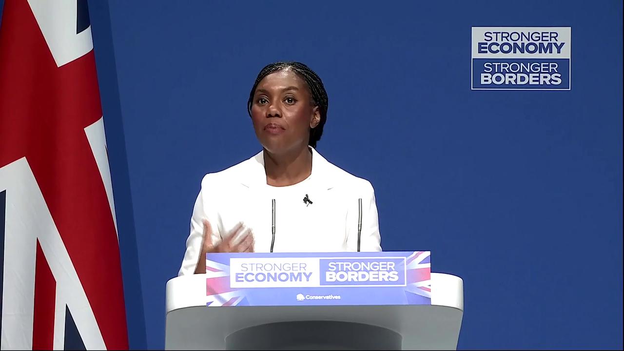 'Video thumbnail for WATCH IN FULL: Kemi Badenoch opens the Conservative conference - 'We have a mountain to climb!''