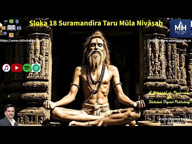 Video thumbnail for 🕉️ Bhaja Govindam - Living under a tree vs. living in luxury. Does it matter ? 🙏