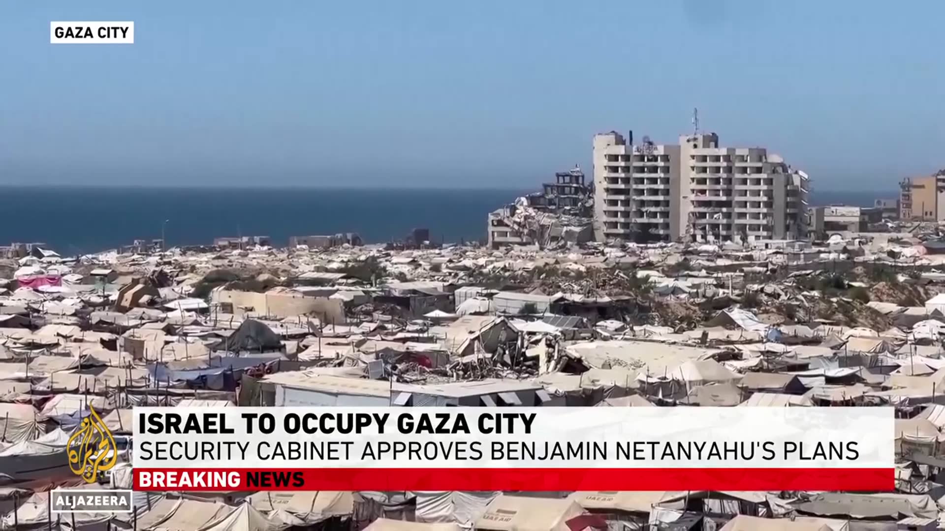 'Video thumbnail for Warnings of a Humanitarian Catastrophe as Israel Prepares for Full Occupation of Gaza'