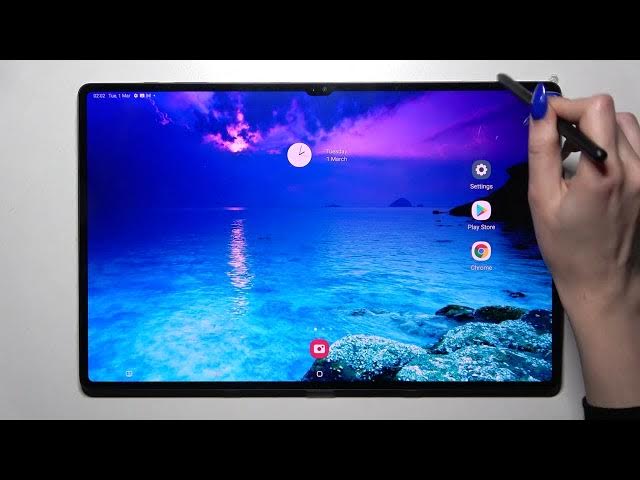 Video thumbnail for Samsung Galaxy Tab S8 Ultra - How To Turn On & Off Auto Rotate Screen