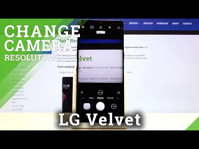 Video thumbnail for How to Change Photo Resolutions in LG VELVET – Adjust Photo Resolution