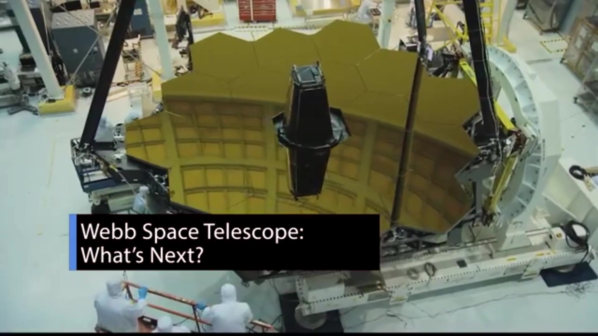'Video thumbnail for Webb Space Telescope Update – January 12, 2018'