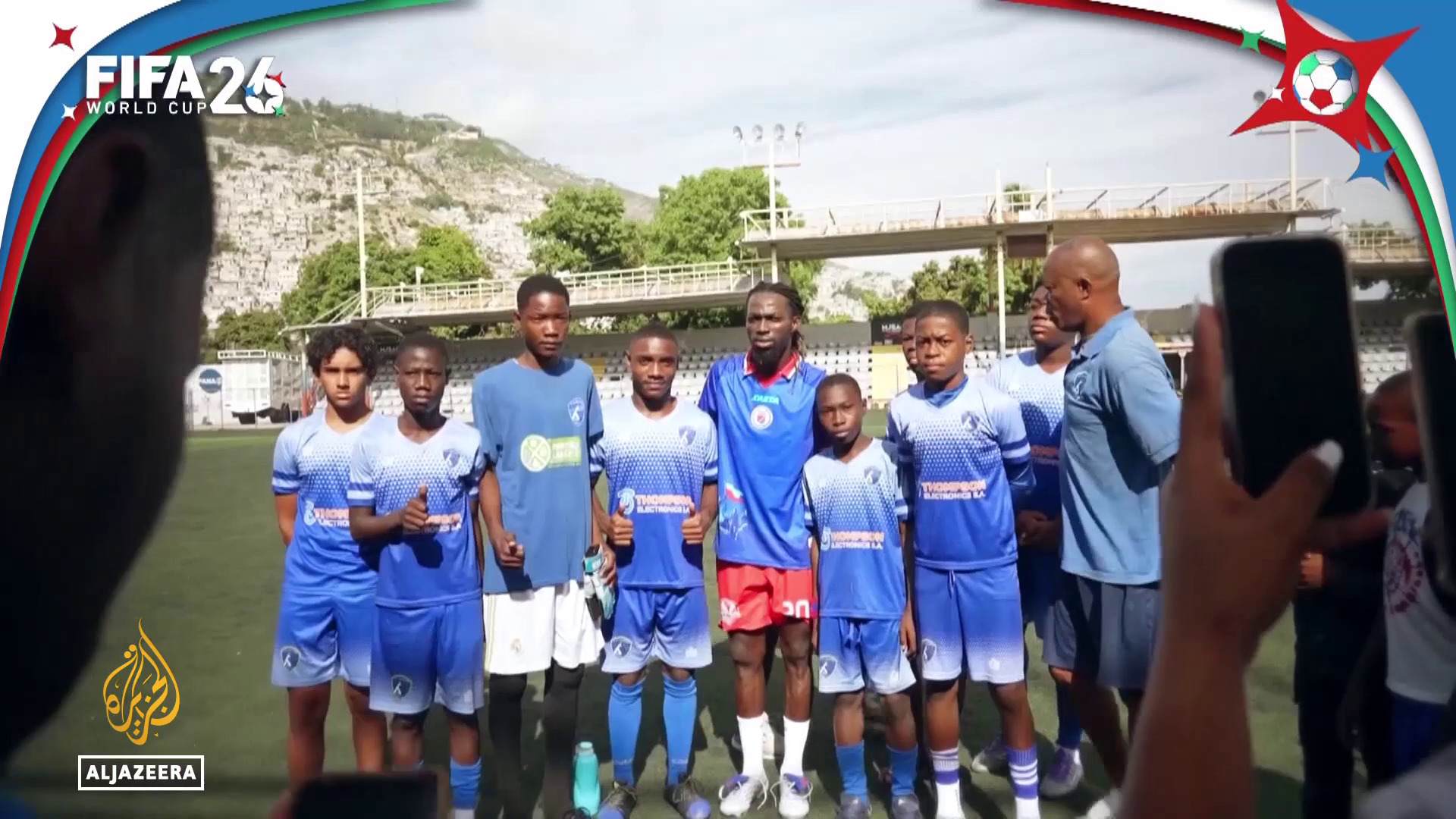 Video thumbnail for World Cup gives Haitians sense of hope: Relief from violence and political instability