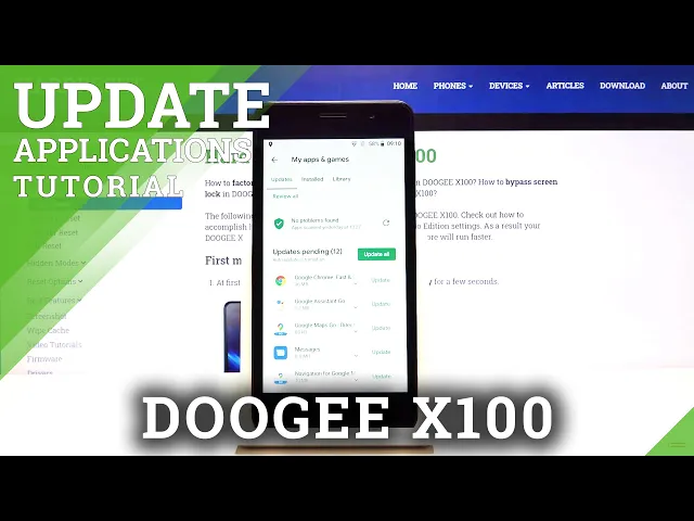 Video thumbnail for How to Update Apps in DOOGEE X100 – Find Newest App Version