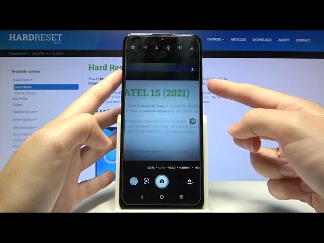 Video thumbnail for How to Change Camera Volume Button in ALCATEL 1S (2021) -  Side Buttons Function