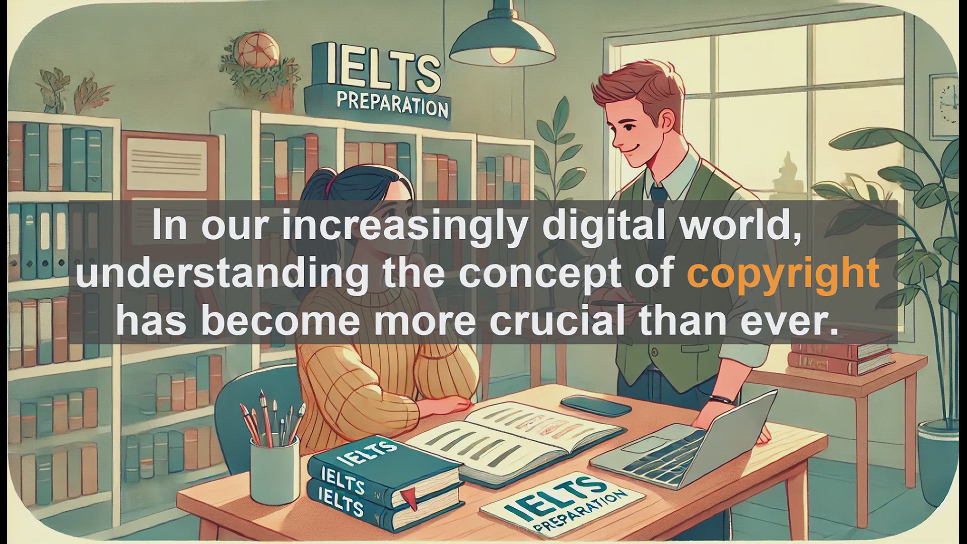 'Video thumbnail for 5000 Must Know IELTS 8.0 Vocabulary - Copyright Explained: Protecting Creative Works in the Digital Age'