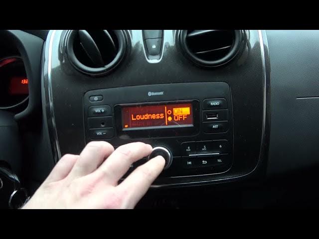 Video thumbnail for How to Turn Loudness Function On or Off in Dacia Sandero (2011 - 2020) - Enable or Disable Loudness