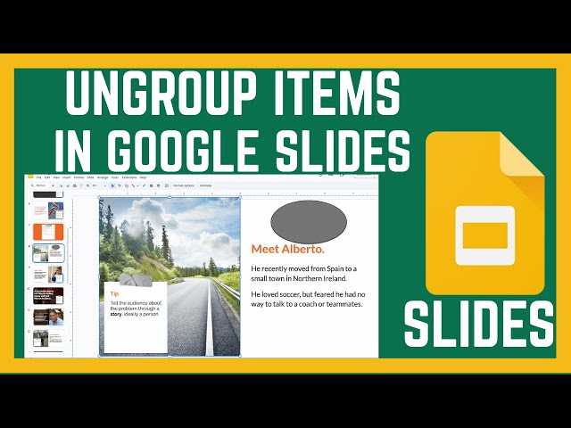 Video thumbnail for How To Ungroup Items In Google Slides