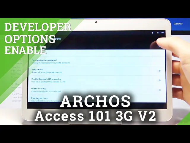 Video thumbnail for How to Activate Developer Options in ARCHOS Access 101 3G V2 – Enter Developer Mode