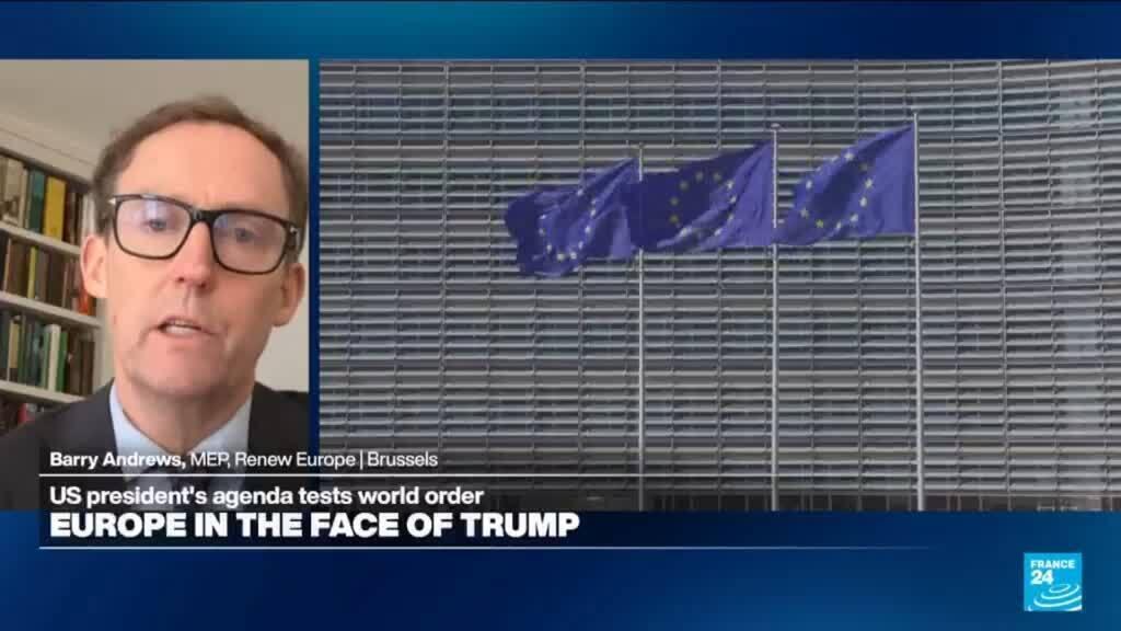 Video thumbnail for Does the EU now deem the US 'less reliable in terms of security, defence and trade'?