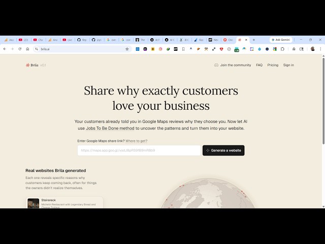 Video thumbnail for Brila.ai Google Maps AI Coding Builder & Agent is INSANE to Build Full Stack Google Maps Apps FREE