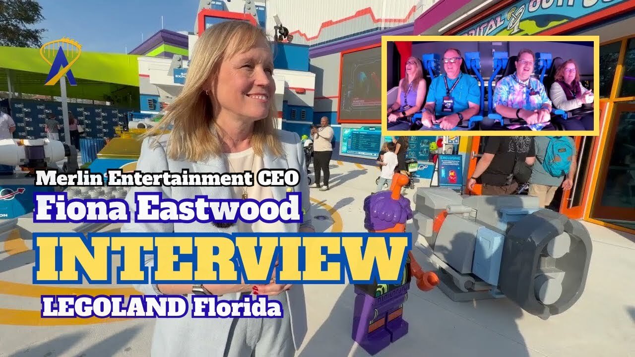 Video thumbnail for Interview with Fiona Eastwood of Merlin Entertainments CEO about the Galacticoaster