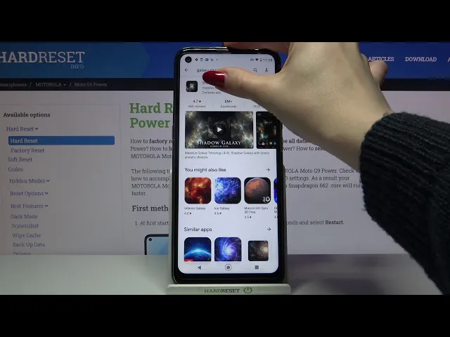 Video thumbnail for MOTOROLA Moto G9 Power and Wallpaper Shadow Galaxy – Download Live Wallpaper App