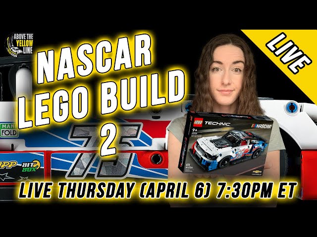 Video thumbnail for NASCAR Lego Build Challenge - 2! [LIVE]