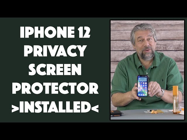 Video thumbnail for PanzerGlass Dual Privacy iPhone Screen Protector -- INSTALL & REVIEW