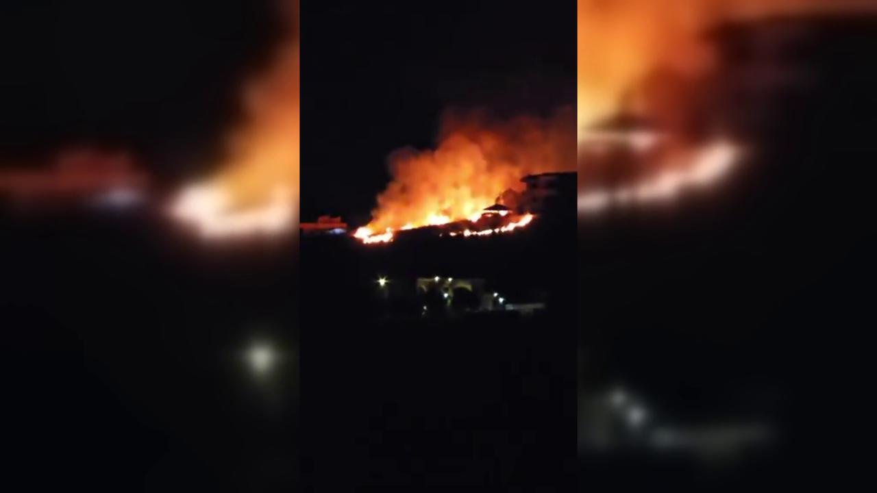 Video thumbnail for Lebanon: Israeli Forces Set Fire to Homes in Southern Lebanon.