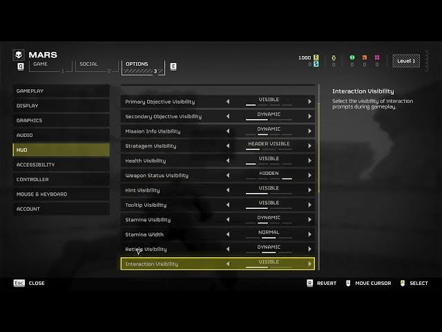 Video thumbnail for How To Change Stamina Bar Visibility In Helldivers 2