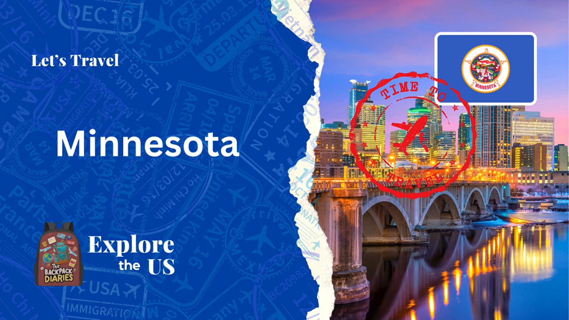 Video thumbnail for Let's Visit Minnesota | The Backpack Diaries