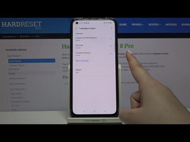 Video thumbnail for How to Change System Language in REALME 8 Pro – Find Language Options