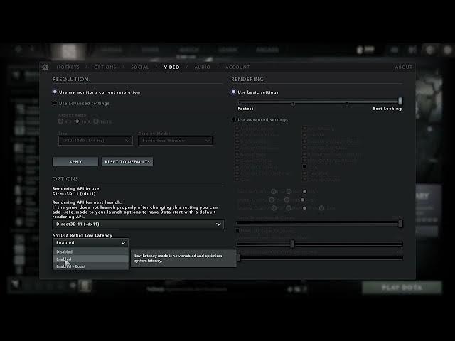 Video thumbnail for How To Enable & Disable Nvidia Reflex Latency On Dota 2