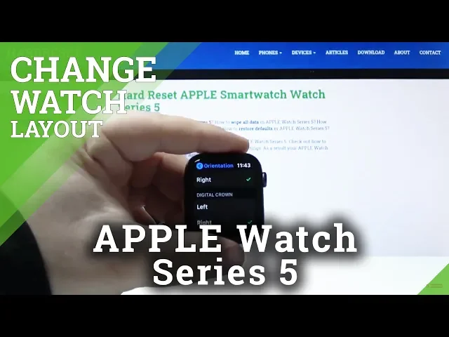 Video thumbnail for How to Change Orientation in APPLE Watch Series 5 – Change Watch Layout