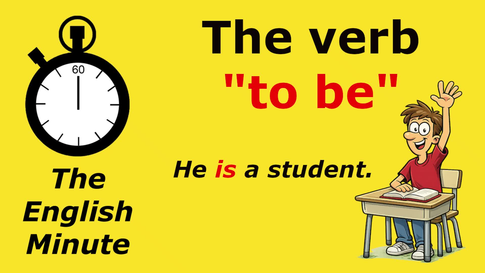 Video thumbnail for The verb "to be" affirmative