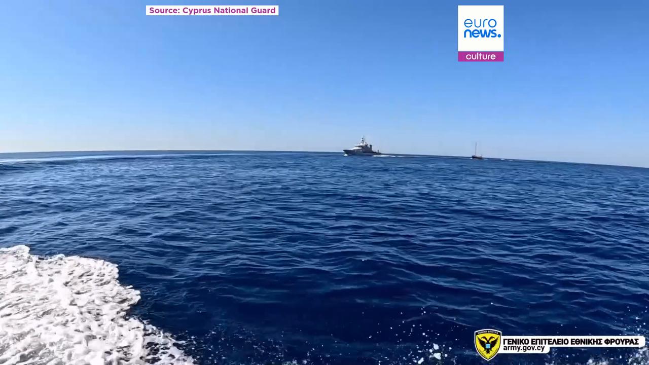 Video thumbnail for Historic ship 'Kyrenia II' sets sail once again in Cypriot waters