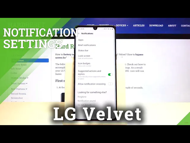 Video thumbnail for How to Manage Notifications Settings in LG VELVET – Customize Notifications Settings
