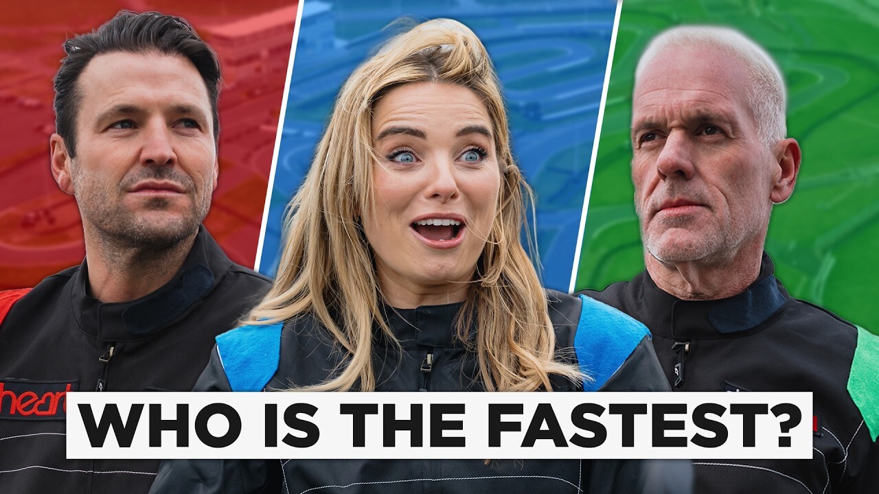 Video thumbnail for Mark Wright, Chris Moyles and Sian Welby race at Silverstone!