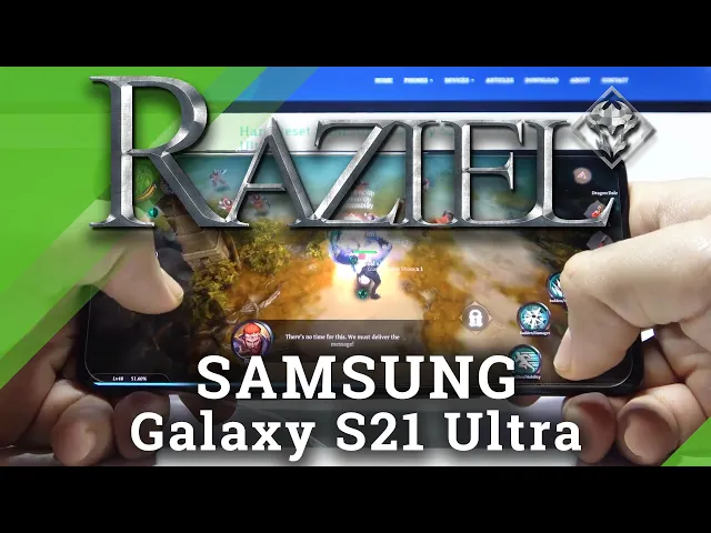 Video thumbnail for How Raziel: Dungeon Arena Works on Samsung Galaxy S21 Ultra – Gameplay / Game Test