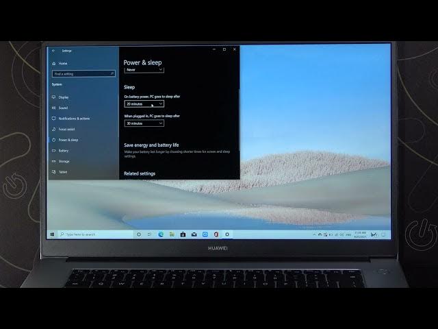 Video thumbnail for How to Change Power & Sleep Settings in Huawei MateBook D15?